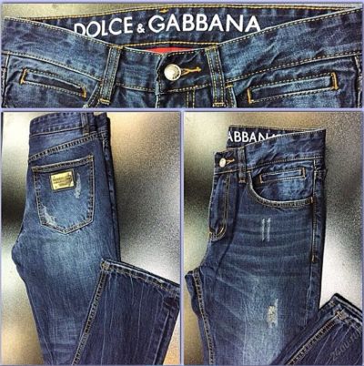 Лот: 5543600. Фото: 1. джинсы dolce gabbana 055. Брюки, джинсы, шорты
