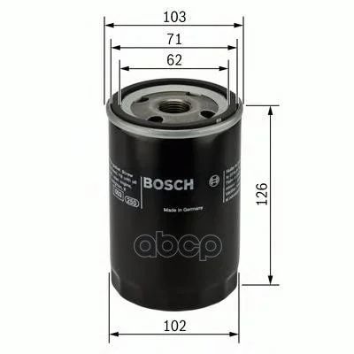 Лот: 14078499. Фото: 1. Фильтр масляный Bosch арт. 0986452042. Другое (автозапчасти)