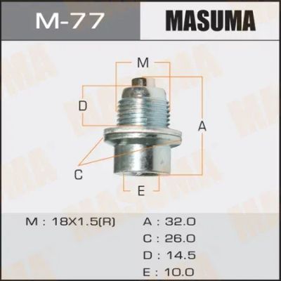 Лот: 17645094. Фото: 1. Пробка Masuma 77/M18x1.5 с магнитом... Расходные материалы