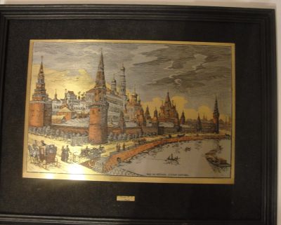 Лот: 17062618. Фото: 1. Гравюра "Старая Москва". Картины, гравюры