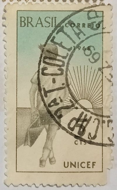 Лот: 25187837. Фото: 1. Марки_Бразилии, Юнисеф, Детский... Марки