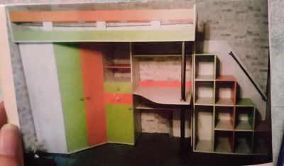 Лот: 19605503. Фото: 1. Детская горка. Детские кровати и кроватки