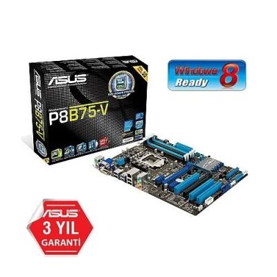 Лот: 15637077. Фото: 1. Asus P8B75-V LGA Socket 1155. Материнские платы