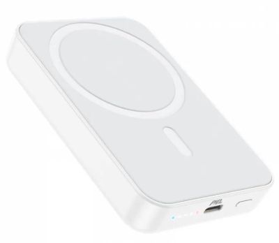 Лот: 24667487. Фото: 1. Power Bank (PD) - Белый. Внешние, портативные аккумуляторы для смартфонов (Power bank)