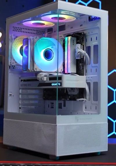 Лот: 25655307. Фото: 1. ПК Ryzen 7 5700X, MSI B550-A PRO... Компьютеры в сборе