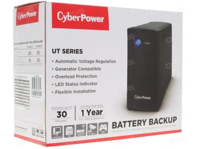 Лот: 21128112. Фото: 1. Новый ИБП CyberPower UTC650EI... ИБП, аккумуляторы для ИБП