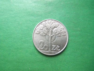 Лот: 23231248. Фото: 1. Польша 20 злотых 1973 г. Дерево... Европа