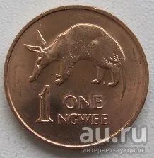 Лот: 13798482. Фото: 1. Замбия 1 нгве 1983, без оборота. Африка