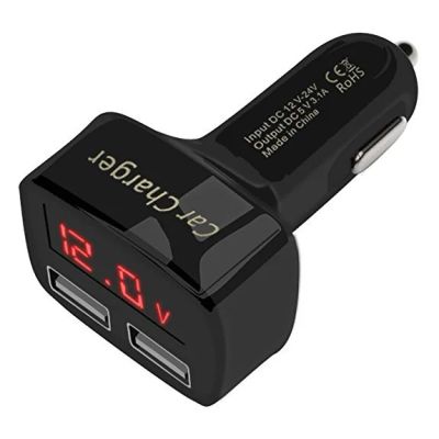 Лот: 10762035. Фото: 1. авто зарядка 4в1 2usb Автомобильная... Зарядные устройства, блоки питания, адаптеры сетевые для смартфонов