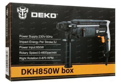 Лот: 19467093. Фото: 1. Перфоратор DEKO DKH850W Новый. Электроинструмент
