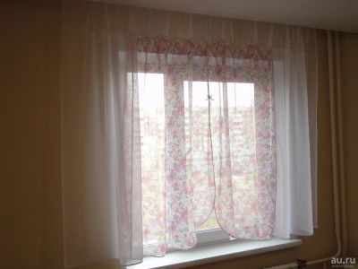 Лот: 9516450. Фото: 1. Штора кухонная 7. Шторы, тюль