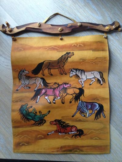 Лот: 5087497. Фото: 1. Подвеска из кожи полотно. Другое (сувениры, подарки)