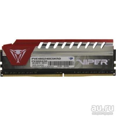 Лот: 13319449. Фото: 1. Patriot Viper Elite 4GB DDR4 2400MHz. Оперативная память
