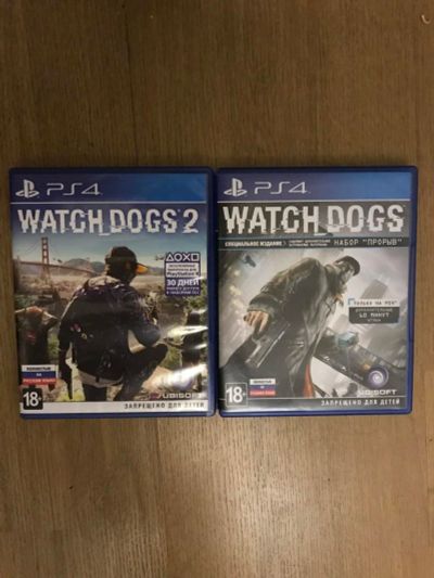 Лот: 10425698. Фото: 1. Watch Dogs 1-2 ps4. Игры для консолей