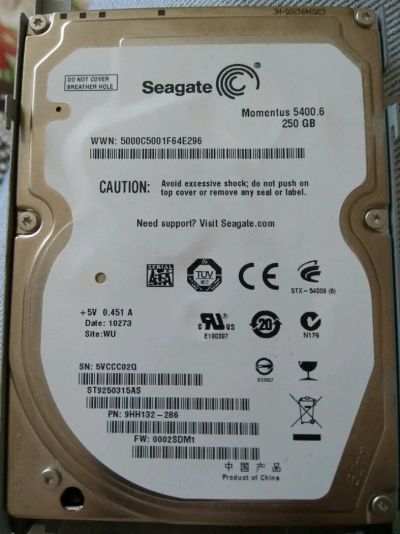 Лот: 9301405. Фото: 1. Hdd 2.5 жесткий диск. Seagate... Жёсткие диски (HDD)