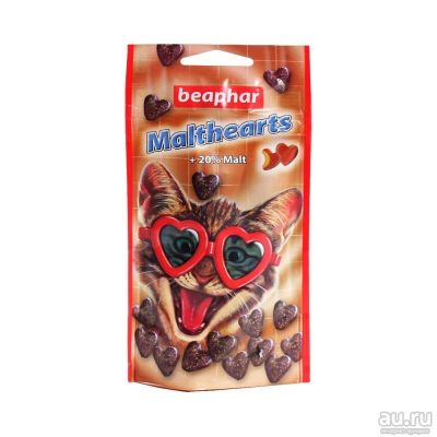 Лот: 10399626. Фото: 1. сердечки Beaphar Malthearts Для... Корма