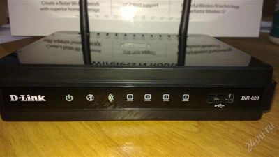 Лот: 2412411. Фото: 1. Беспроводной маршрутизатор DIR-620... Маршрутизаторы (роутеры)