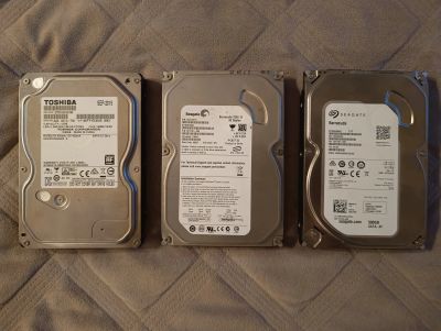 Лот: 23977003. Фото: 1. 3 HDD. Жёсткие диски (HDD)
