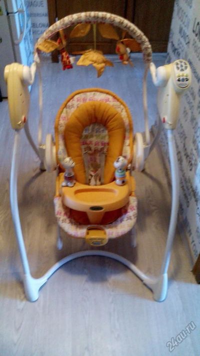 Лот: 5889405. Фото: 1. Качеля электронная GRACO. Ходунки, прыгунки, качели