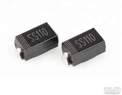 Лот: 13517116. Фото: 1. SS110 Диод Шоттки ( 1A 100V). Диоды и тиристоры