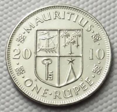 Лот: 18824574. Фото: 1. Маврикий 1 рупия 2010 UNC С рубля... Африка