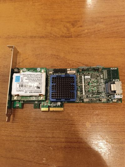 Лот: 25552793. Фото: 1. Контроллер Adaptec ASR-3405 128MB... Платы расширения, контроллеры, доп. порты