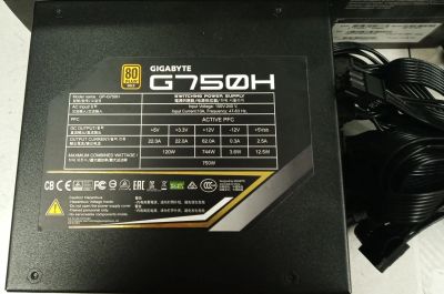 Лот: 21046662. Фото: 1. Блок питания ATX 750 Вт Gigabyte... Корпуса, блоки питания
