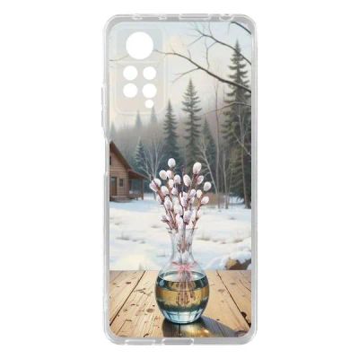 Лот: 25134737. Фото: 1. Чехол Krutoff Clear Case "Верба... Чехлы, бамперы