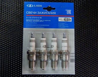 Лот: 20844362. Фото: 1. Свеча LADA ВАЗ-08-2110 инж 4шт... Двигатель и элементы двигателя