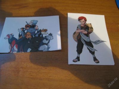 Лот: 79653. Фото: 1. Наклейки Naruto. Разное