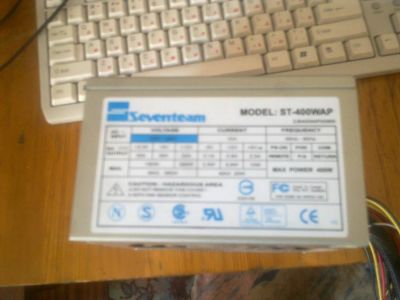Лот: 3981341. Фото: 1. Блок Питания Seventeam ST-400WAP... Корпуса, блоки питания