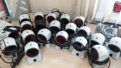 Лот: 15536993. Фото: 1. Сканер штрих-кодов Honeywell MS7120... Торговое