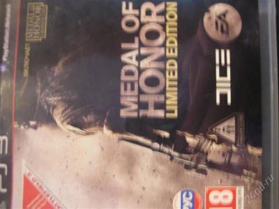Лот: 1479864. Фото: 1. ps3 medal of honor. Игры для консолей