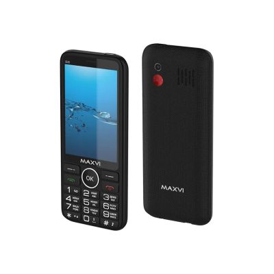 Лот: 25084146. Фото: 1. Сотовый Maxvi B35 Black 2sim/3... Кнопочные мобильные телефоны