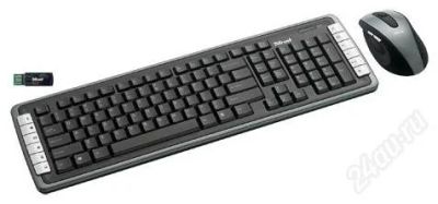 Лот: 1014976. Фото: 1. Беспроводной набор, Trust ds-3400d... Клавиатуры и мыши