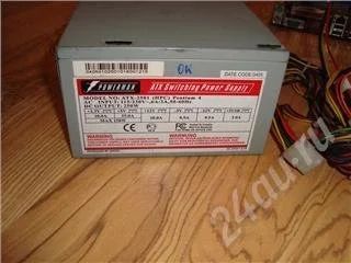 Лот: 377876. Фото: 1. Блок питания ATX-2501 P4. Корпуса, блоки питания