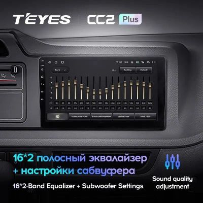 Лот: 21427757. Фото: 1. Штатная магнитола Teyes CC2 Plus... Автомагнитолы