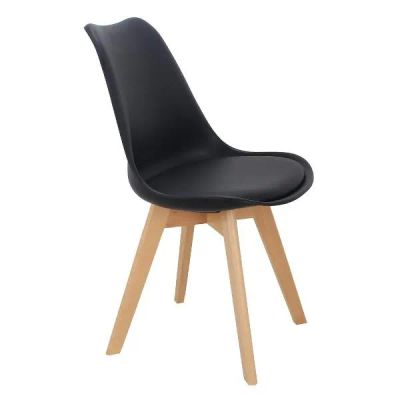 Лот: 24529371. Фото: 1. Стул Bradex Eames Bon, чёрный... Столы, стулья, обеденные группы