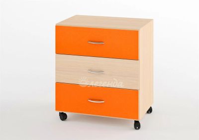 Лот: 3004548. Фото: 1. Комод детский. Цвет: оранж. Шкафы, стеллажи, комоды