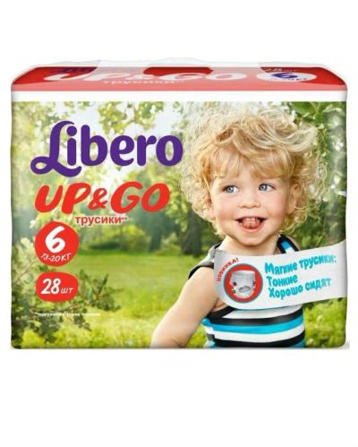 Лот: 6277552. Фото: 1. Подгузники трусики размер 6 Либеро. Детская гигиена