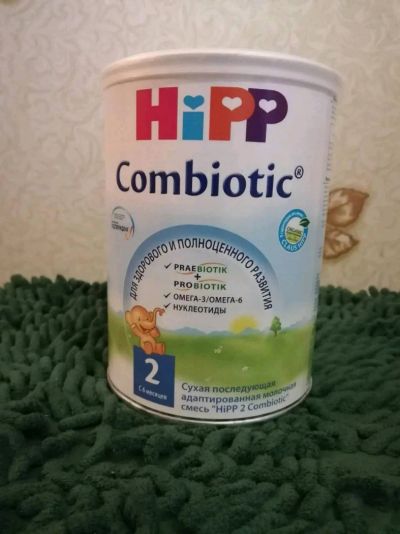Лот: 11895526. Фото: 1. Hipp combiotic 2 -350гр. Детское питание