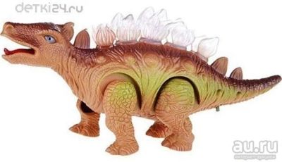Лот: 11502099. Фото: 1. Игрушка Динозавр Стегозавр - двигается... Развивающие