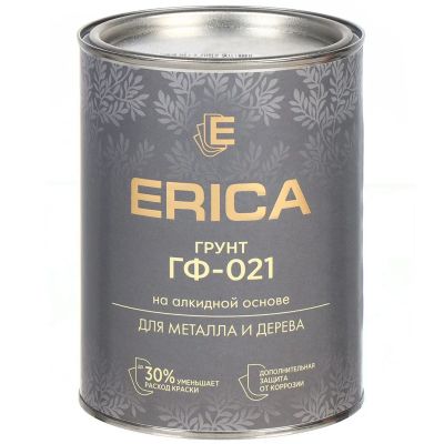 Лот: 24085220. Фото: 1. Грунтовка алкидная, Erica, ГФ-21... Краски, лаки, растворитель