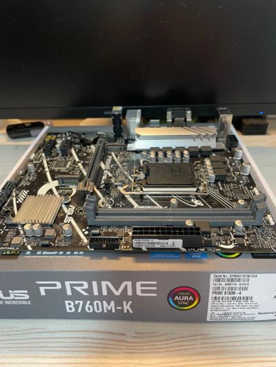 Лот: 25671534. Фото: 1. Материнская плата Asus Prime B760M-K. Материнские платы
