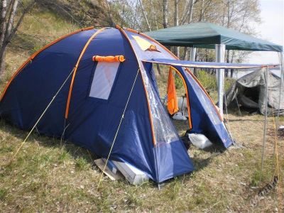 Лот: 1026852. Фото: 1. Палатка "Меркурий-4" 430*240*190. Палатки, тенты