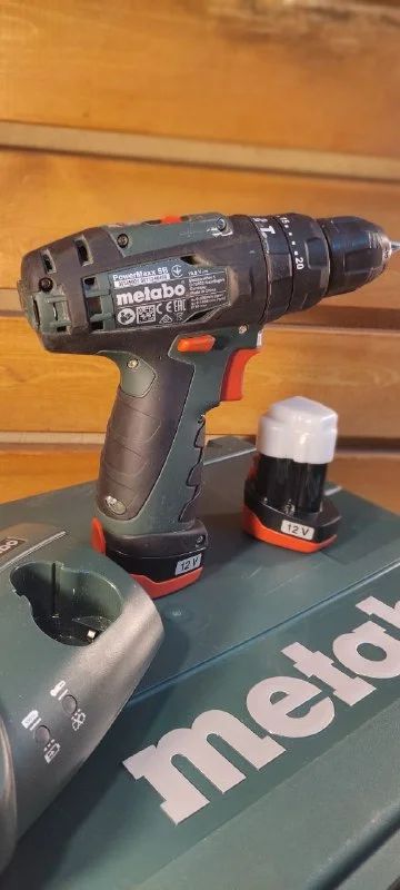 Лот: 18957393. Фото: 1. Шуруповерт Metabo PowerMaxx SB... Электроинструмент