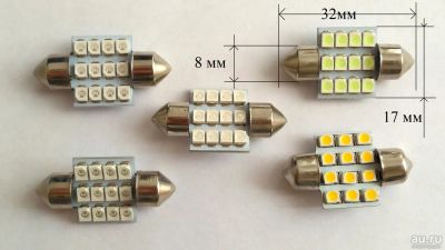 Лот: 9525979. Фото: 1. Лампа C5W led (светодиодная). Оптика и освещение