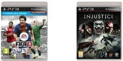 Лот: 3579326. Фото: 1. FIFA 13 + Injustice: Gods Among... Игры для консолей