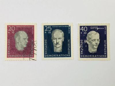Лот: 23594055. Фото: 1. Национальные мемориалы. Тельман... Марки