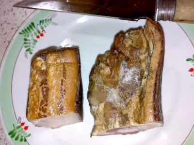 Лот: 10584310. Фото: 1. Копченое сало с рубля, повторные... Мясо, птица, яйцо